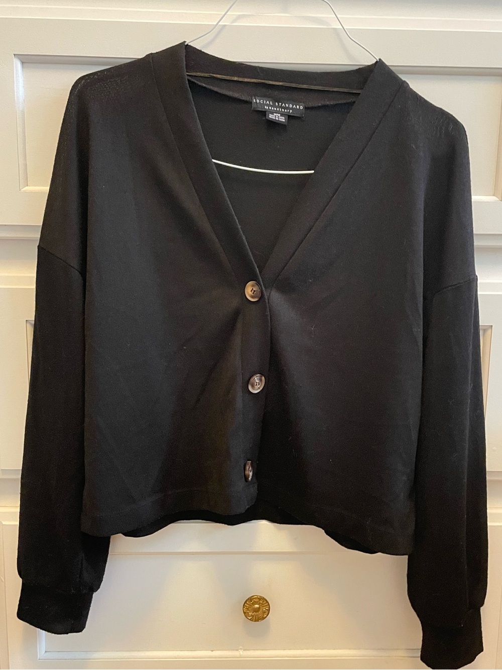 Sanctuary Black V-Neck Cardigan